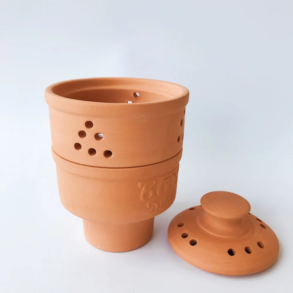 Shisha Hookah Ceramic Bowl Tobacco Foil Charcoal Holder Stove Burner Heat Keeper 